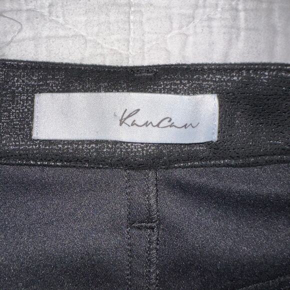 KanCan Jeans Carly Black Faux Leather Super Skinny Pants – Size 3/25 - Picture 10 of 15